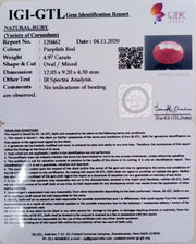 5.51 Ratti Natural Neo Burma Ruby with Govt. Lab Certificate-(2331)